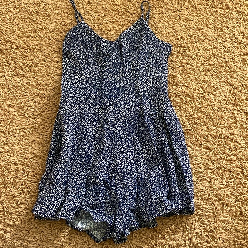 Blue romper good condition XS